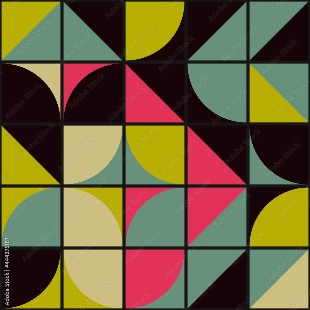 Obraz premium Abstract Geometric Pattern generative computational art illustration