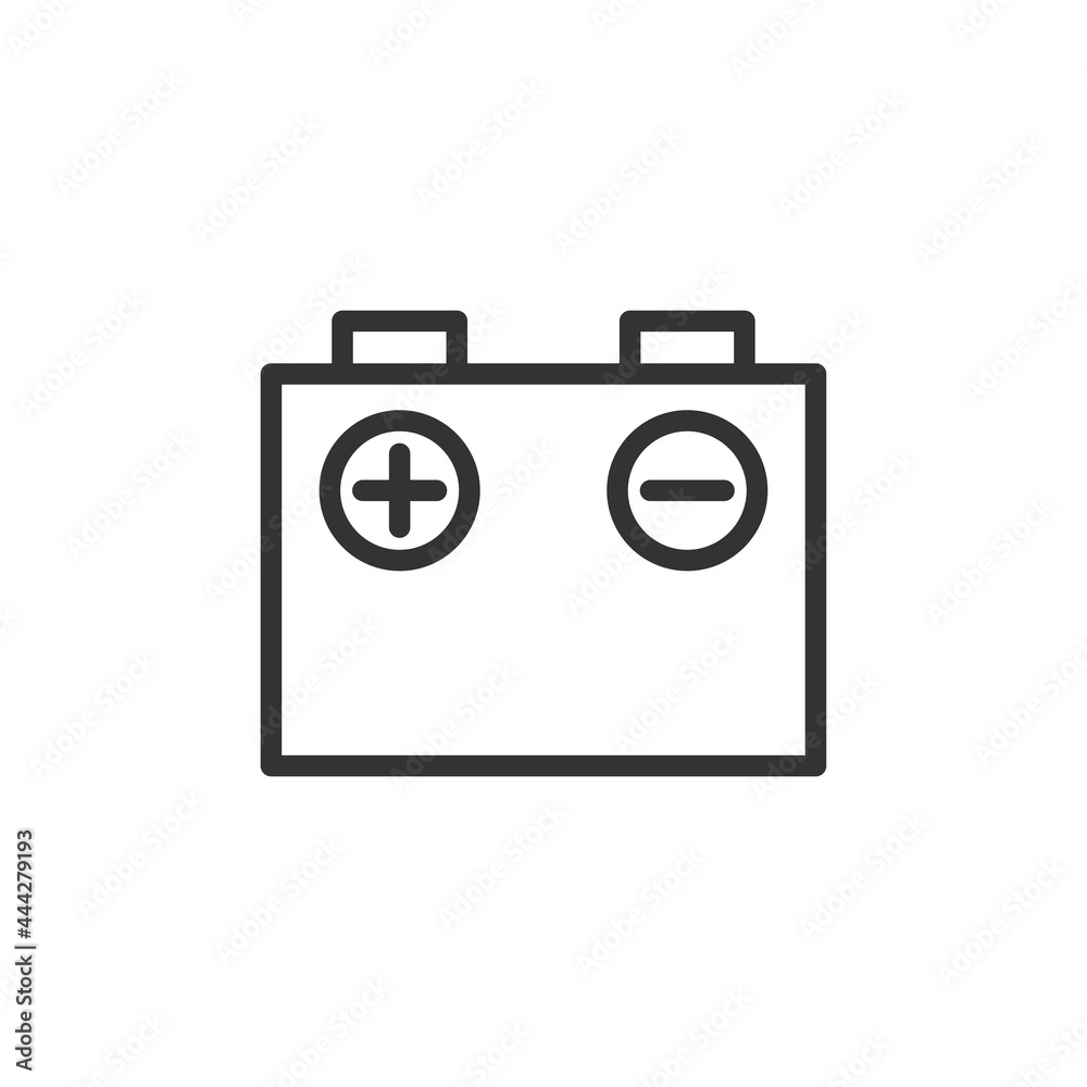 Accumulator icon isolated on white background. Power symbol modern, simple, vector, icon for website design, mobile app, ui. Vector Illustration Accumulator icon isolated on white background. Power symbol modern, simple, vector, icon for website design, mobile app, ui. Vector Illustration