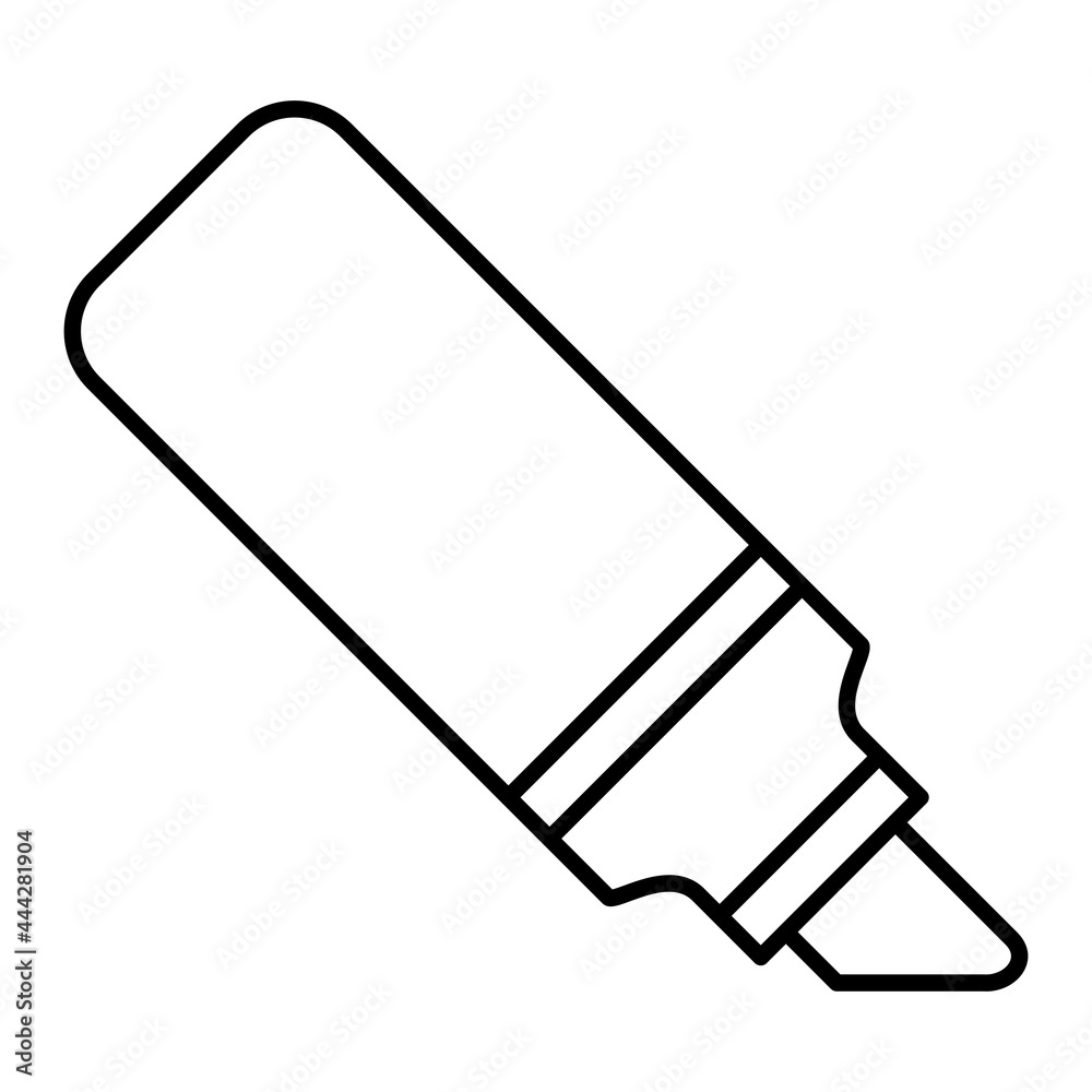 Vector Marker Outline Icon Design Vector Marker Outline Icon Design