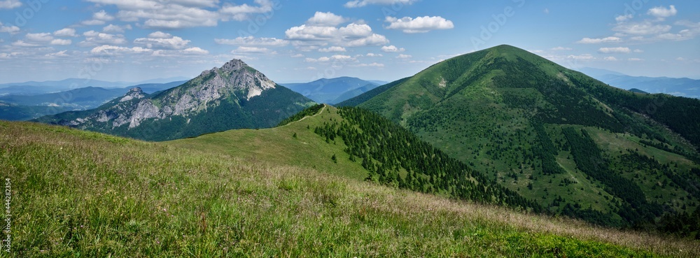 Rozsutec and Stoh mountains in Little Fatra, Slovakia Rozsutec and Stoh mountains in Little Fatra, Slovakia