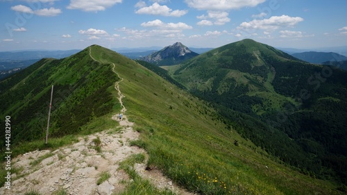 Rozsutec and Stoh mountains in Little Fatra, Slovakia