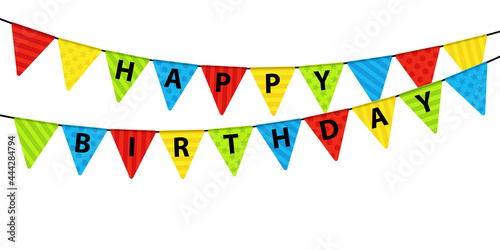 Birthday party flags