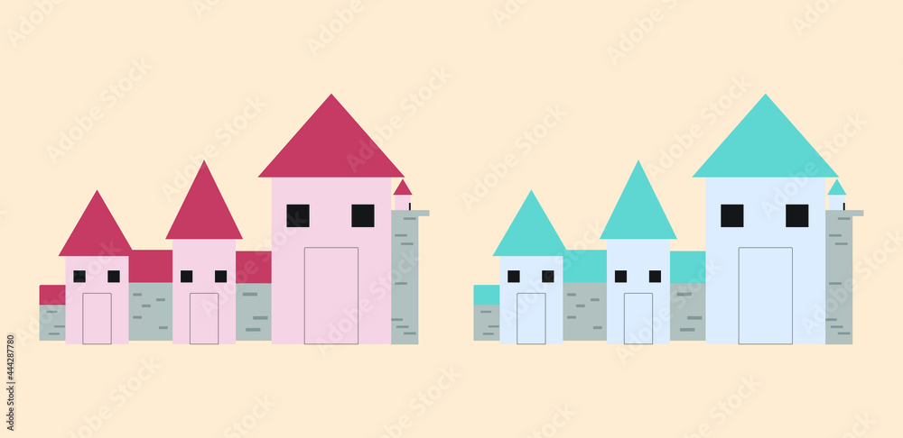 fairy tale castle vector fairy tale castle vector