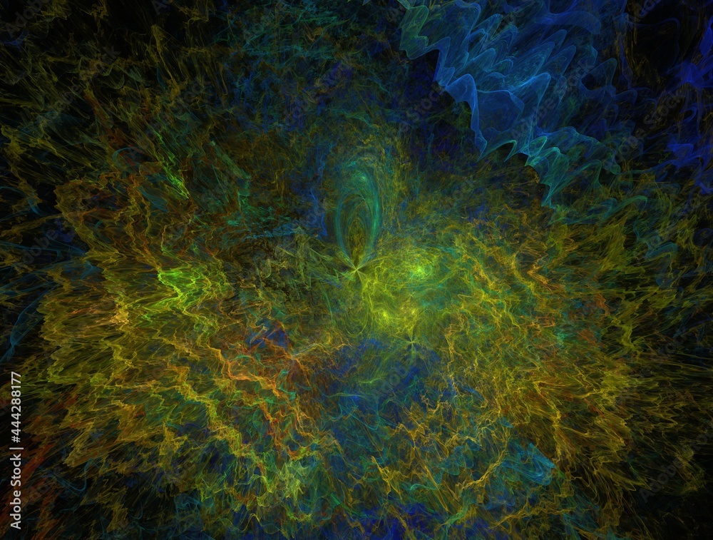 Obraz premium Imaginatory fractal background generated Image
