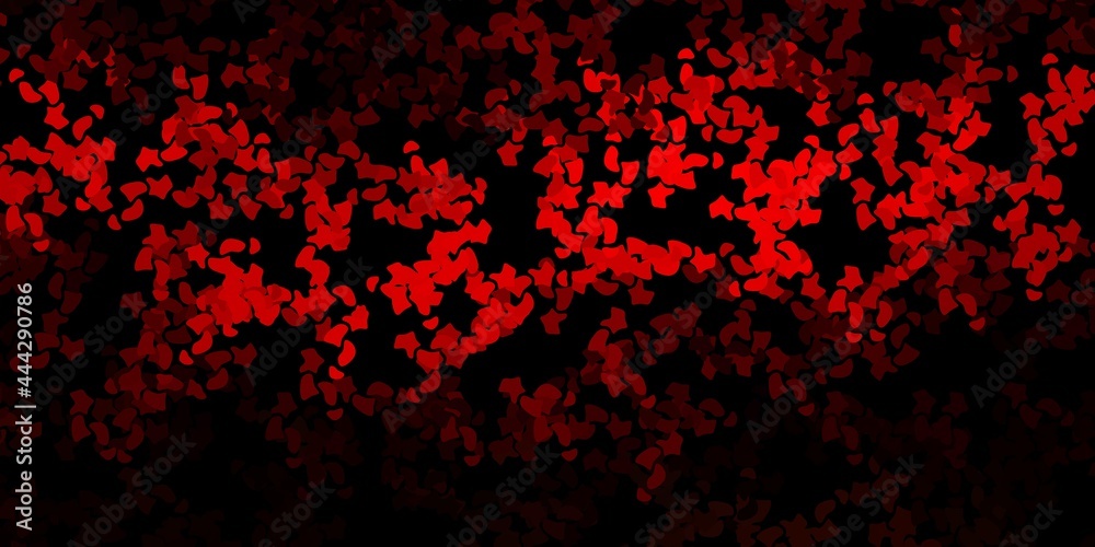 Dark red, yellow vector background with random forms. Dark red, yellow vector background with random forms.