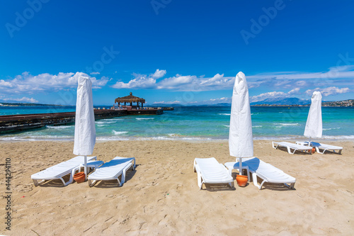Fototapeta Naklejka Na Ścianę i Meble -  Ilica Beach at spring season in the Turkey