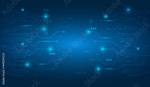 Abstract technology background.Connection design vector. © BeNeDak