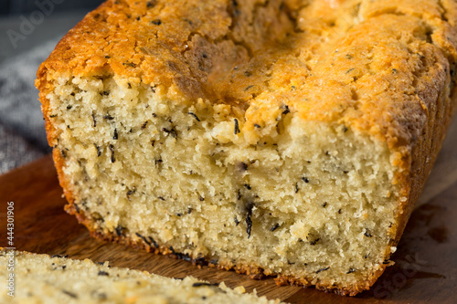 Homemade Earl Grey Tea Bread Loaf
