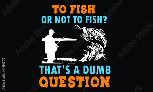 New Fishing T-shirt Design Template