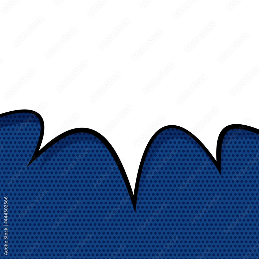 Fototapeta premium Speech Bubble in Pop Art Style. Vector illustration