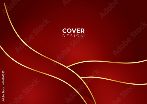 red and gold background