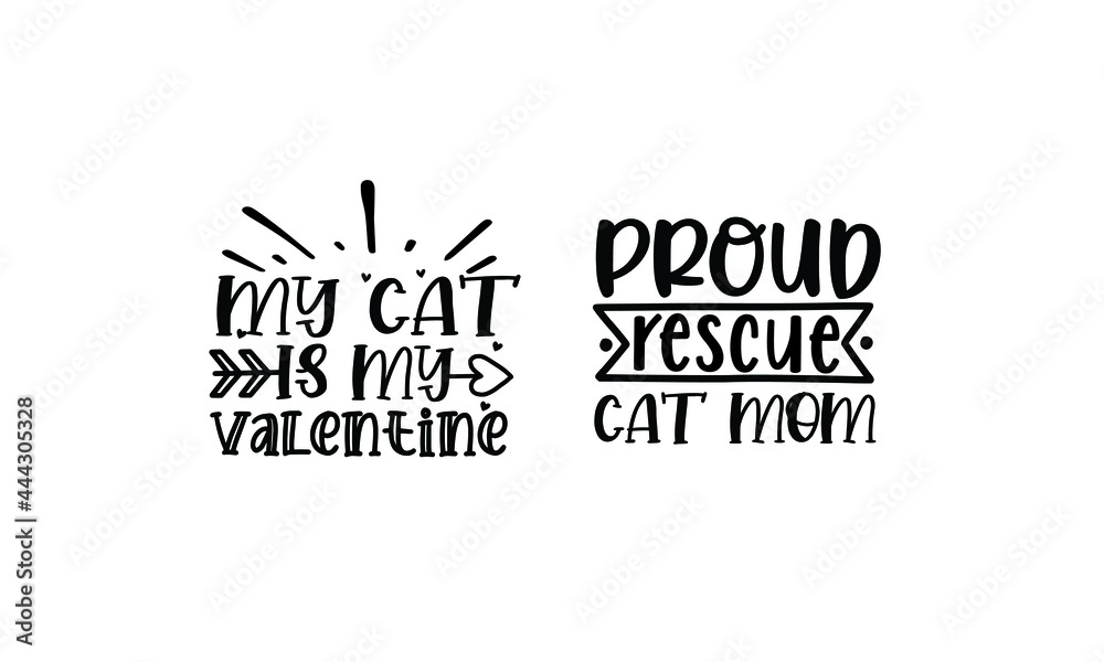 New Cat SVG Quotes Design Template