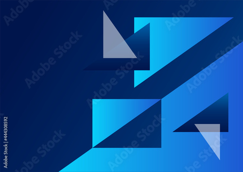 Abstract blue background with dynamic effect. Motion vector Illustration. Trendy gradients. Can be used for cover, business card, company profile, advertising, marketing, presentation