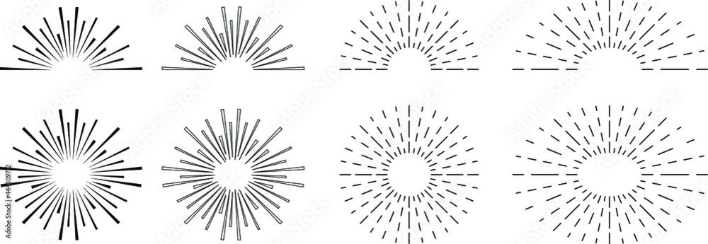 Circular Sun Burst Graphic Clipart Circular Sun Burst Graphic Clipart
