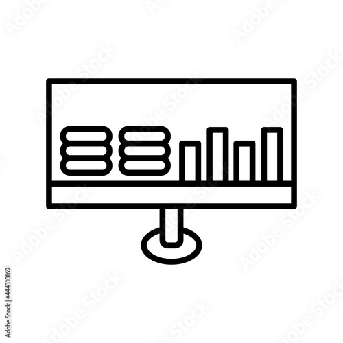Profit Linear Vector Icon Design