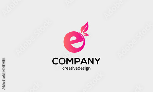 Logo Design Template letter Logo E Design