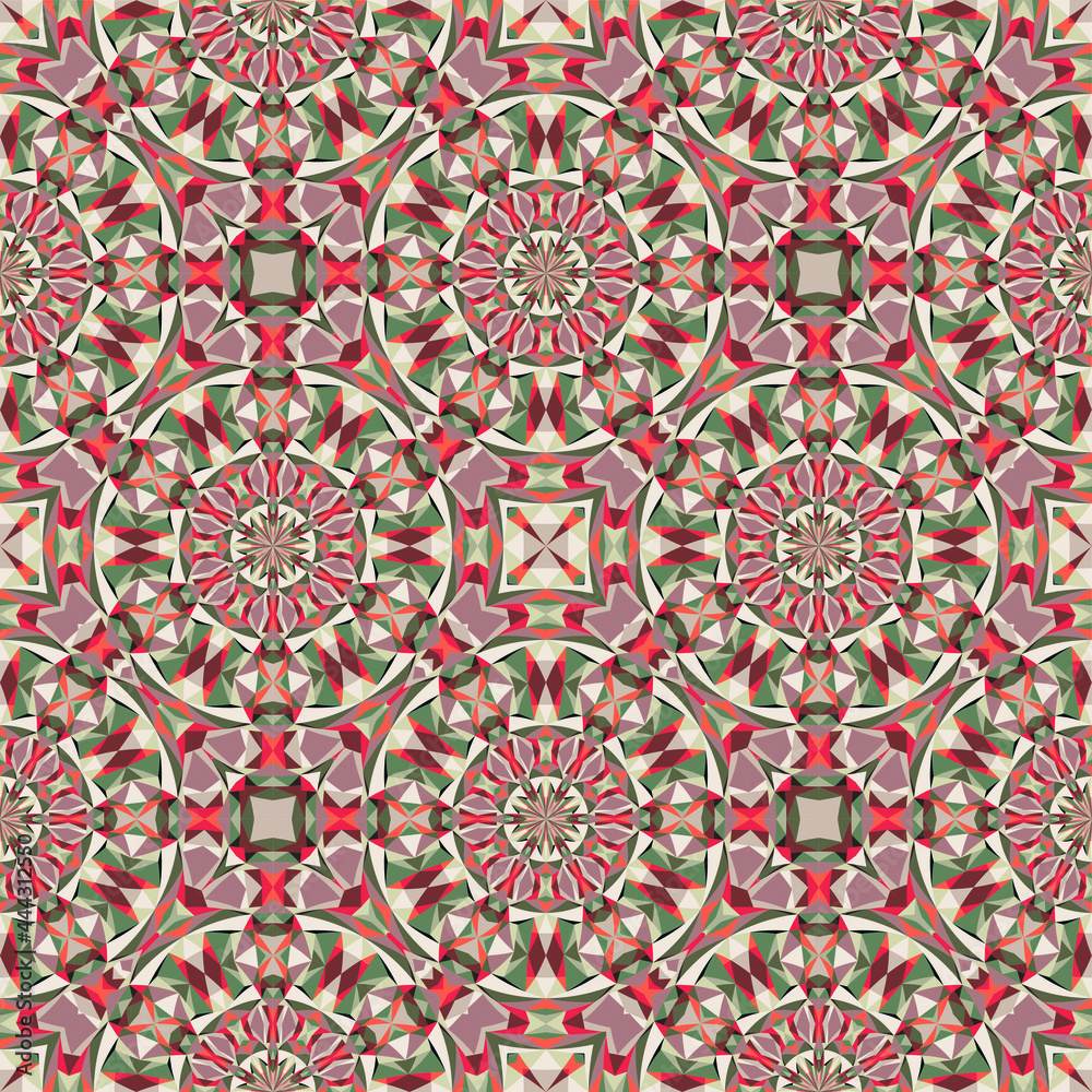 Geometric seamless pattern, ornament.