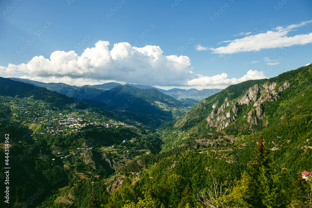 Beautiful mountain landscape in Georgia. 