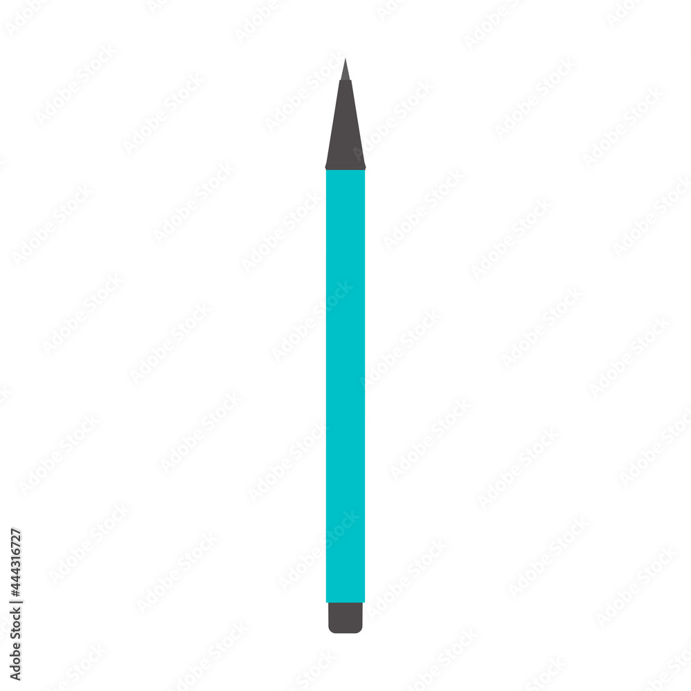 Pen ink office design vector illustration sign. Education business write pen icon school. Metal tool object office stationery classic communication equipment sign. Work study ballpoint instrument tool