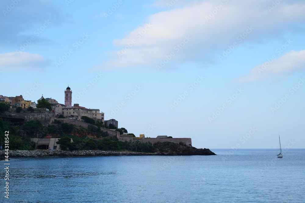 panorama view of the old fortress of Bastia