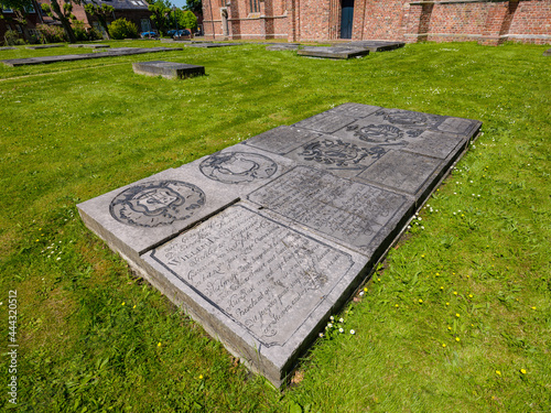>>>HISTORICAL<<< De uit 1217 daterende kerk van Loppersum , Groningen Province The Netherlands  photo