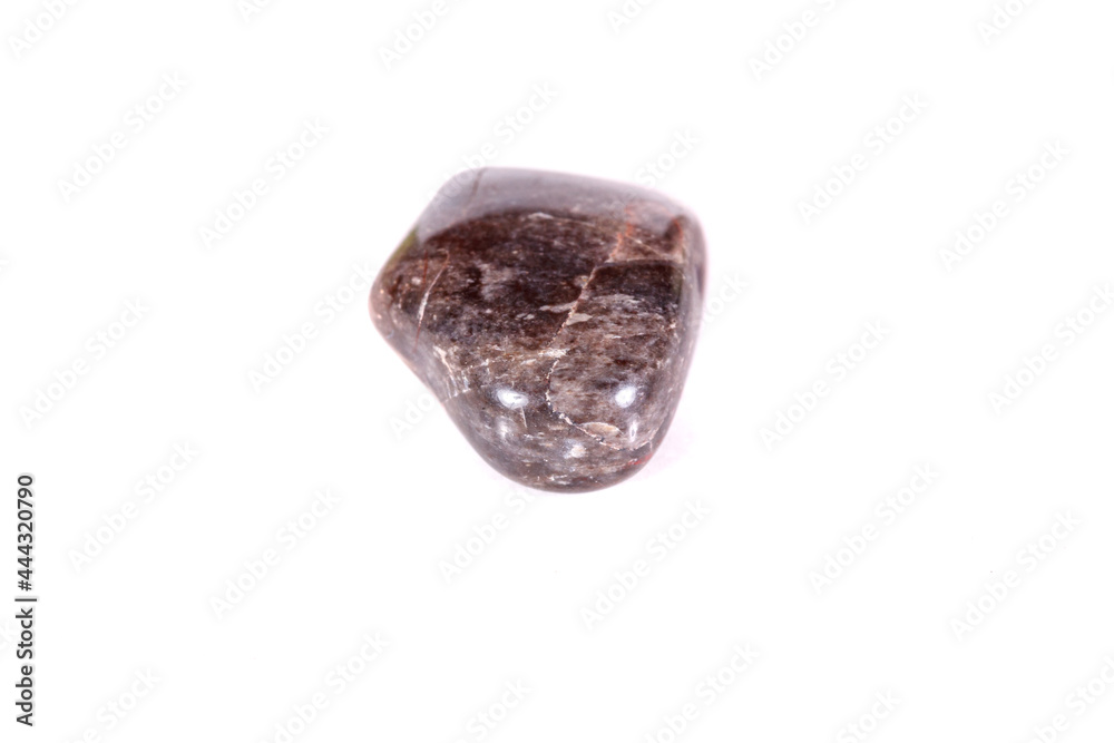 Macro mineral stone jasper on a white background Macro mineral stone jasper on a white background