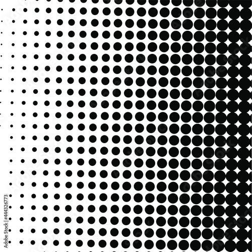 Black halftone background. Black polka dot. Halftone pattern. Modern Halftone Background, backdrop, texture, pattern. Vector illustration. Halftone Backdrop.