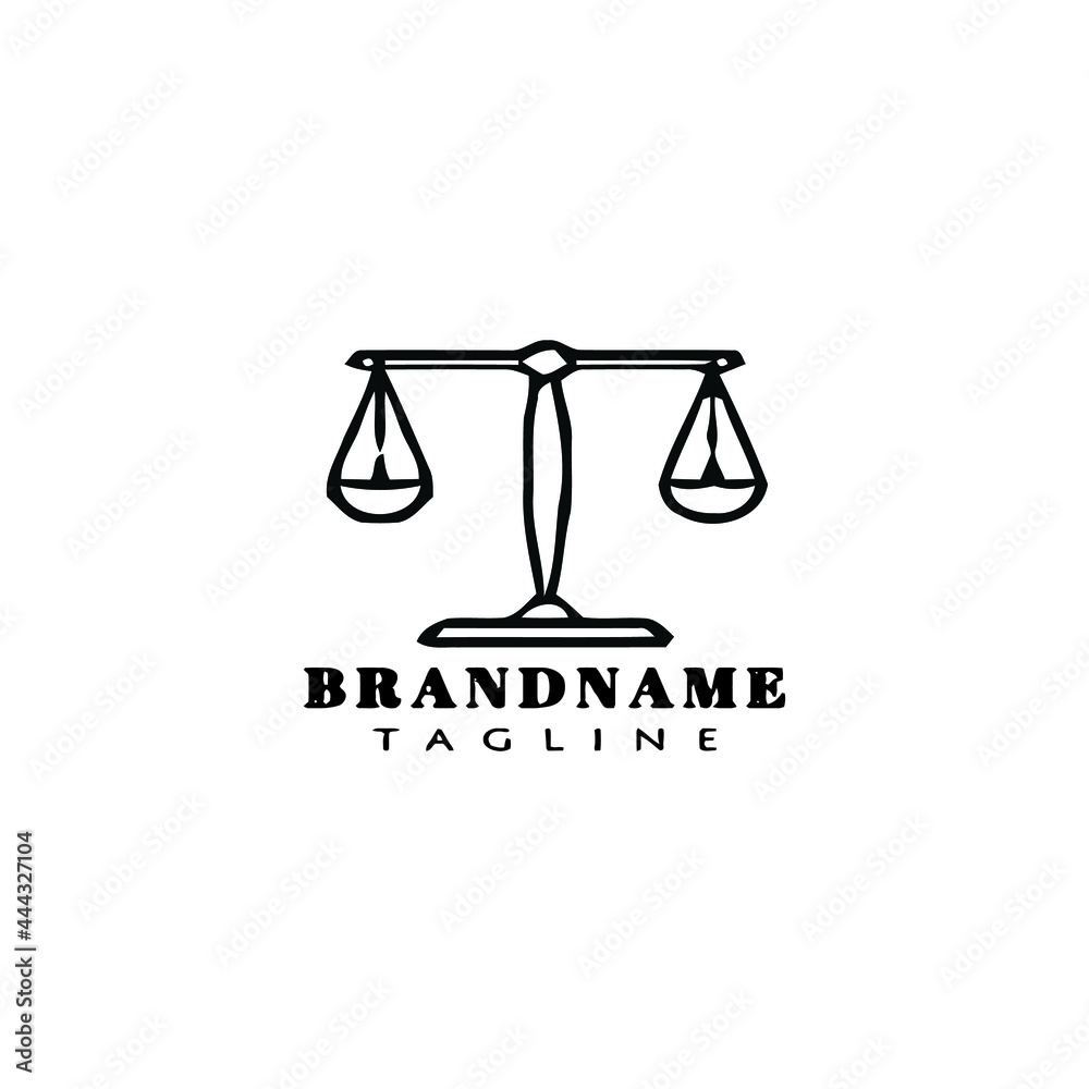 balance logo cartoon icon vector illustration balance logo cartoon icon vector illustration