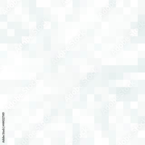Abstract white mosaic background. Vector background. White mosaic. Pixel art background.