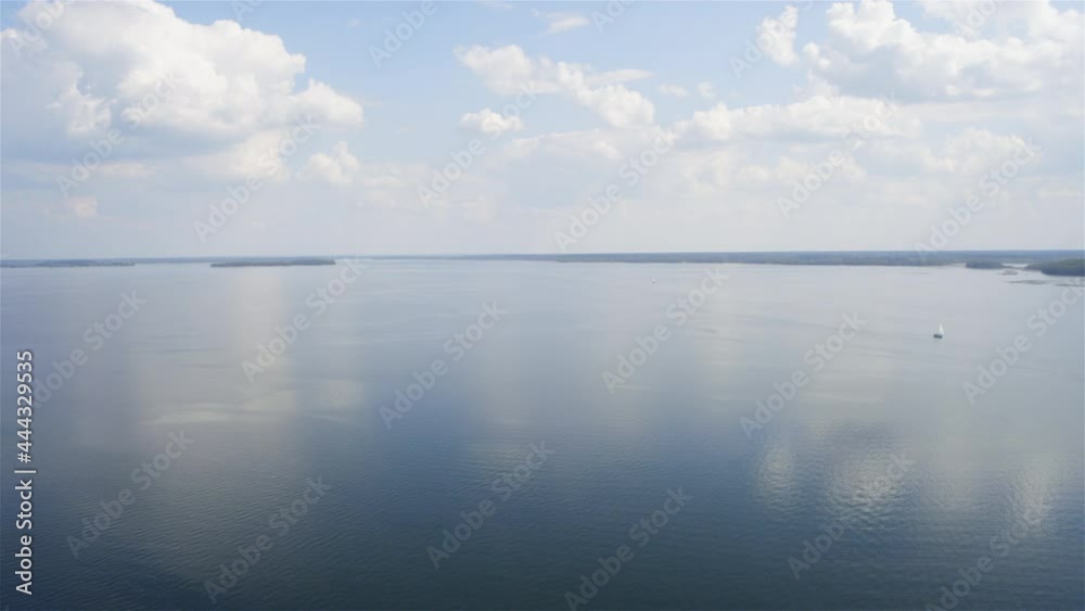 Sailing in Masuria - the land of the great Masurian lakes - Poland. Aerial view Sailing in Masuria - the land of the great Masurian lakes - Poland. Aerial view