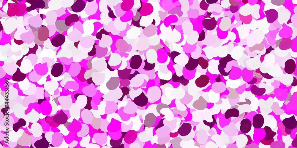 Light pink vector pattern with abstract shapes. Light pink vector pattern with abstract shapes.