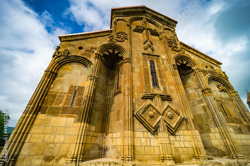Famous travel landmark of Samtavisi cathedral photo