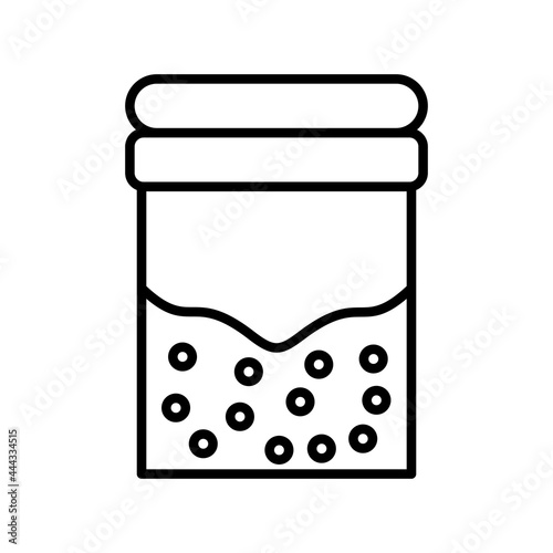 Cocaine Vector Line Icon Design