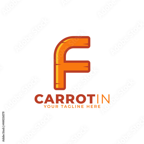 Free Download Initial Letter F Carrot Logo Design Vector. Designed for Web Site Design, Logo, App, UI - GFXLoad