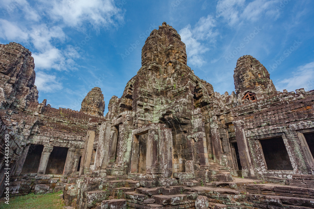 Bayon temple, Angkor Thom, Angkor, Siem Reap province, Cambodia, Asia