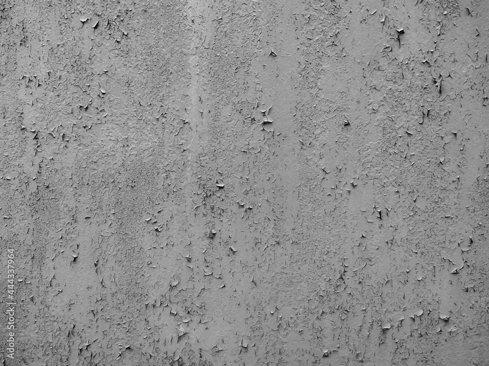 Background wall texture with cracked paint. Old painted wall.