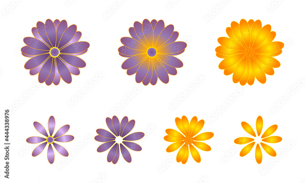 Sunflower Vector SVG Flowers, Multilayer Sunflower Sunflower Vector SVG Flowers, Multilayer Sunflower