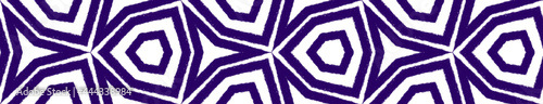 Arabesque hand drawn seamless border. Purple