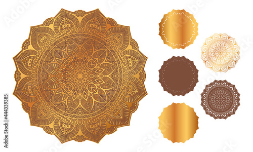 3d Layered Mandala SVG. Mandala Multilayer Cut File, Five layers. Multilayer elements for paper cutting or machine cutting– 3d SVG Flowers