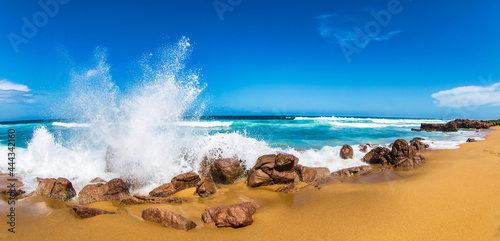 Fototapeta Naklejka Na Ścianę i Meble -  Amazing tropical backgrounds in paradise island beaches