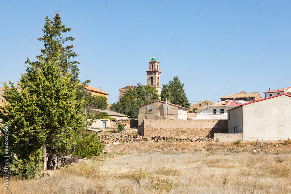 a view of Setiles village, province of Guadalajara, Castile-La Mancha, Spain