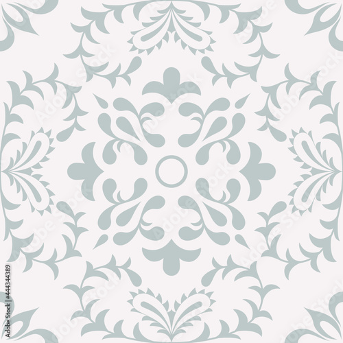 Beige Spanish Tile - Vector Ornamental Illustration - Talavera Tile