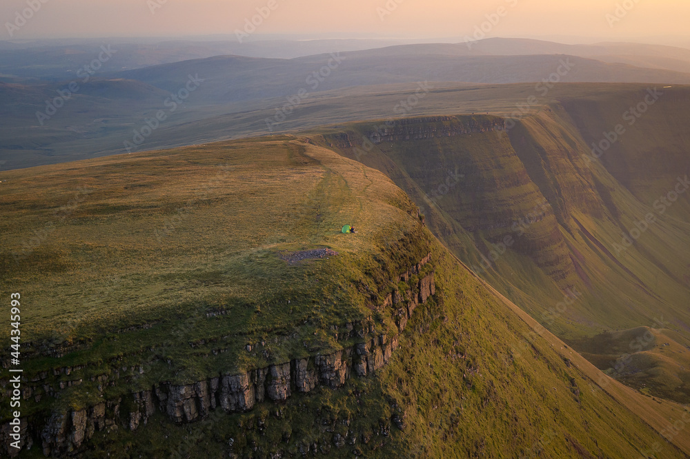 Wales United Kingdom Brecon Beacons National park sunset