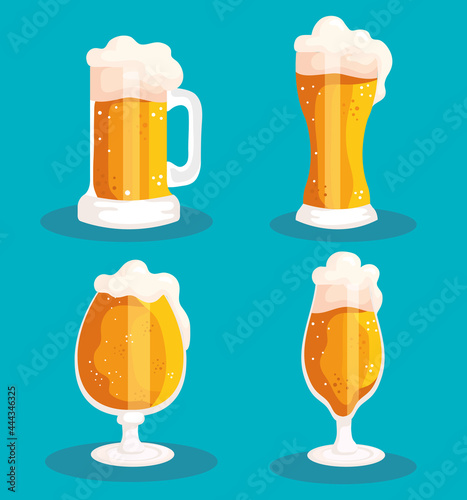 four beers icons