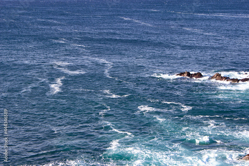 Panoramic view of the pacific ocean 