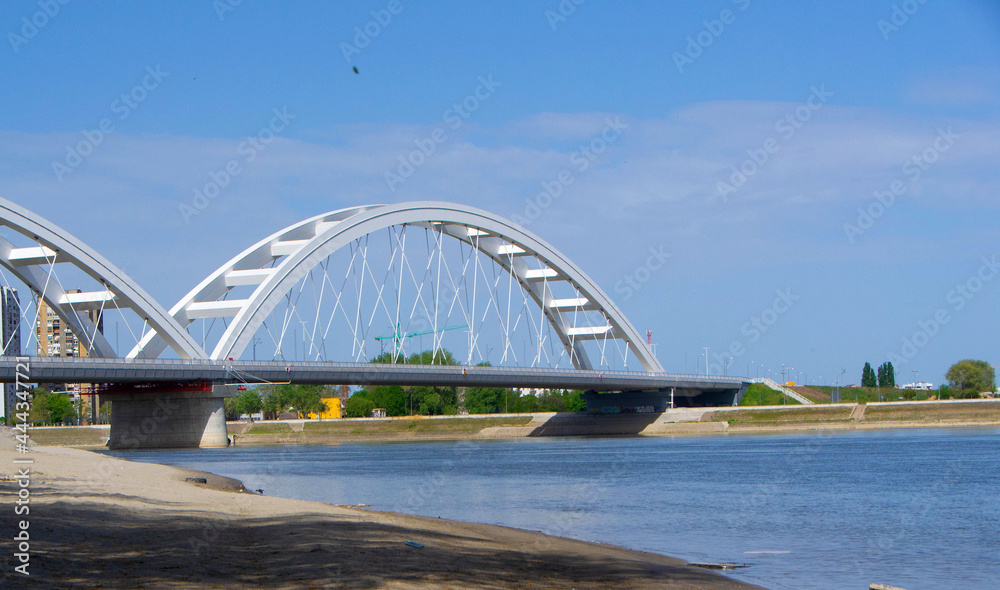 City bridge over the Danube