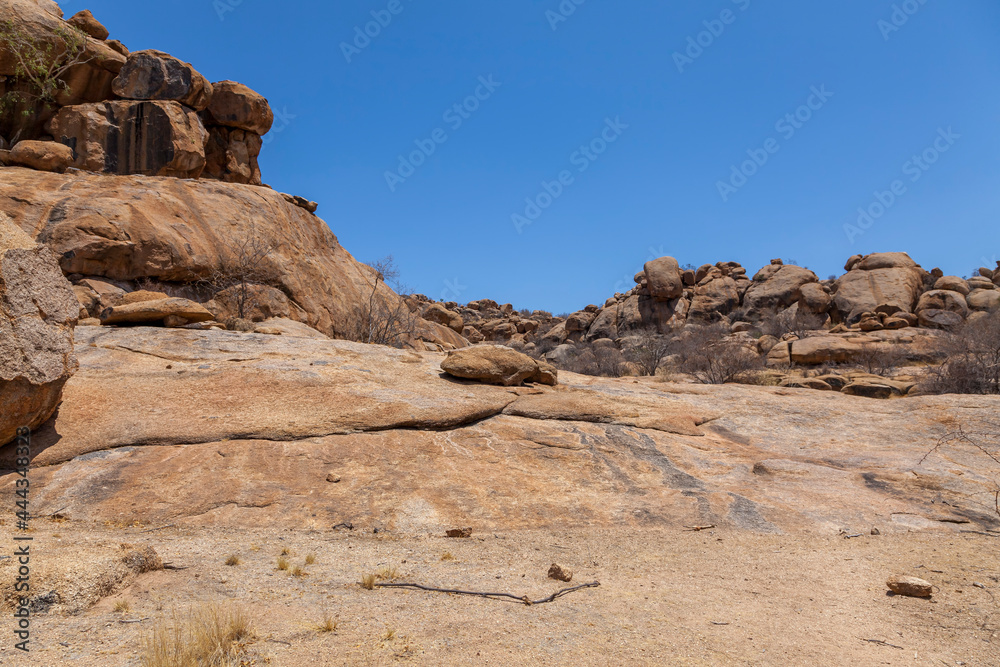 Felsige Landschaft im Erongogebirge, Namibia