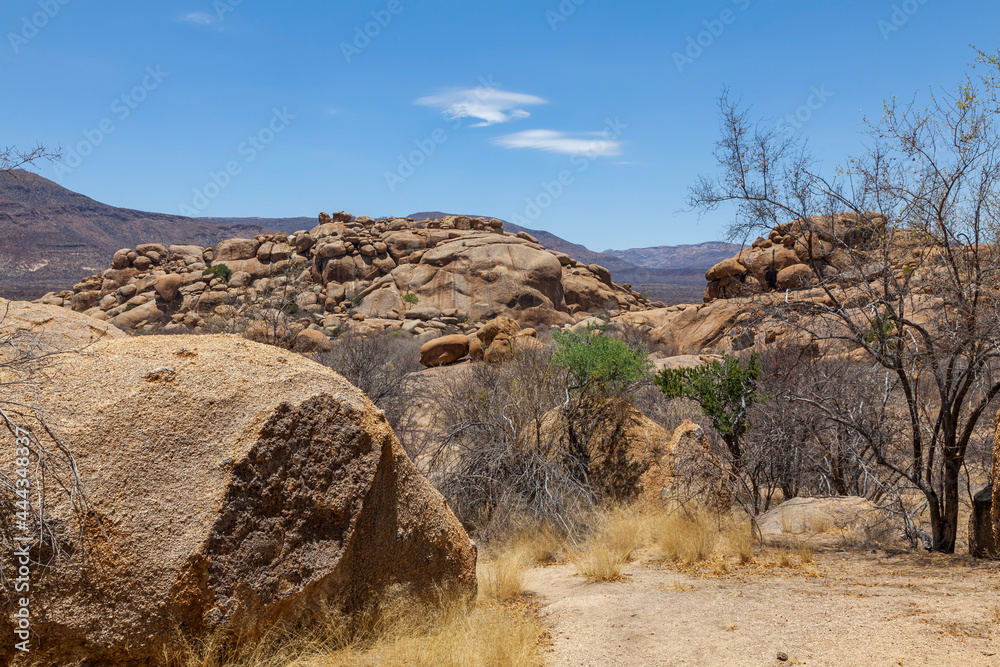 Felsige Landschaft, Erongogebirge, Namibia