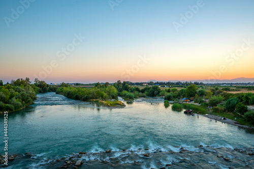 The Eurymedon Bridge was a late Roman bridge over the river Eurymedon (modern Köprüçay), near Aspendos, in Pamphylia in southern Anatolia.