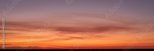 Fototapeta Naklejka Na Ścianę i Meble -  colorful sunrise sky over Colorado plains, Pawnee National Grassland